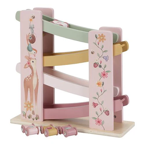 Pista macchinine con rampe Little Dutch - Rosa