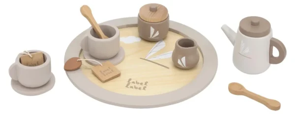 Set Da Te In Legno - Beige