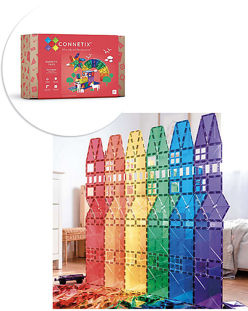 Connetix Mega Set Arcobaleno - 212 pezzi