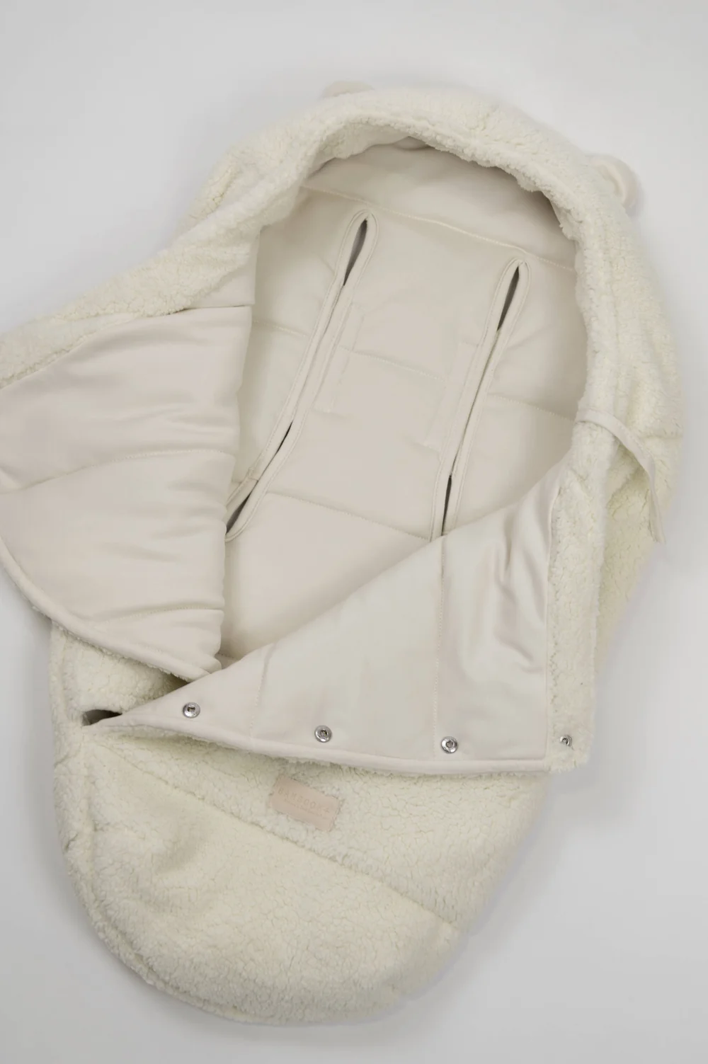 Sacco Bamboom Igloo Teddy Newborn - Warm White - immagine 4