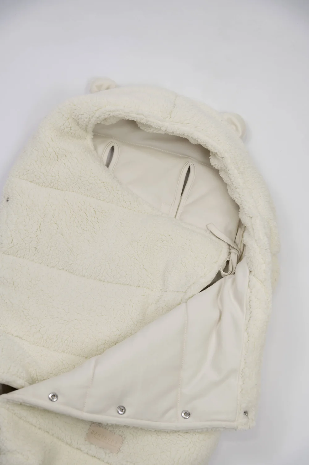 Sacco Bamboom Igloo Teddy Newborn - Warm White - immagine 2