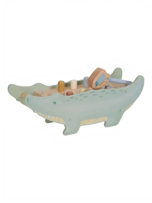Martello Coccodrillo in legno Little Dutch