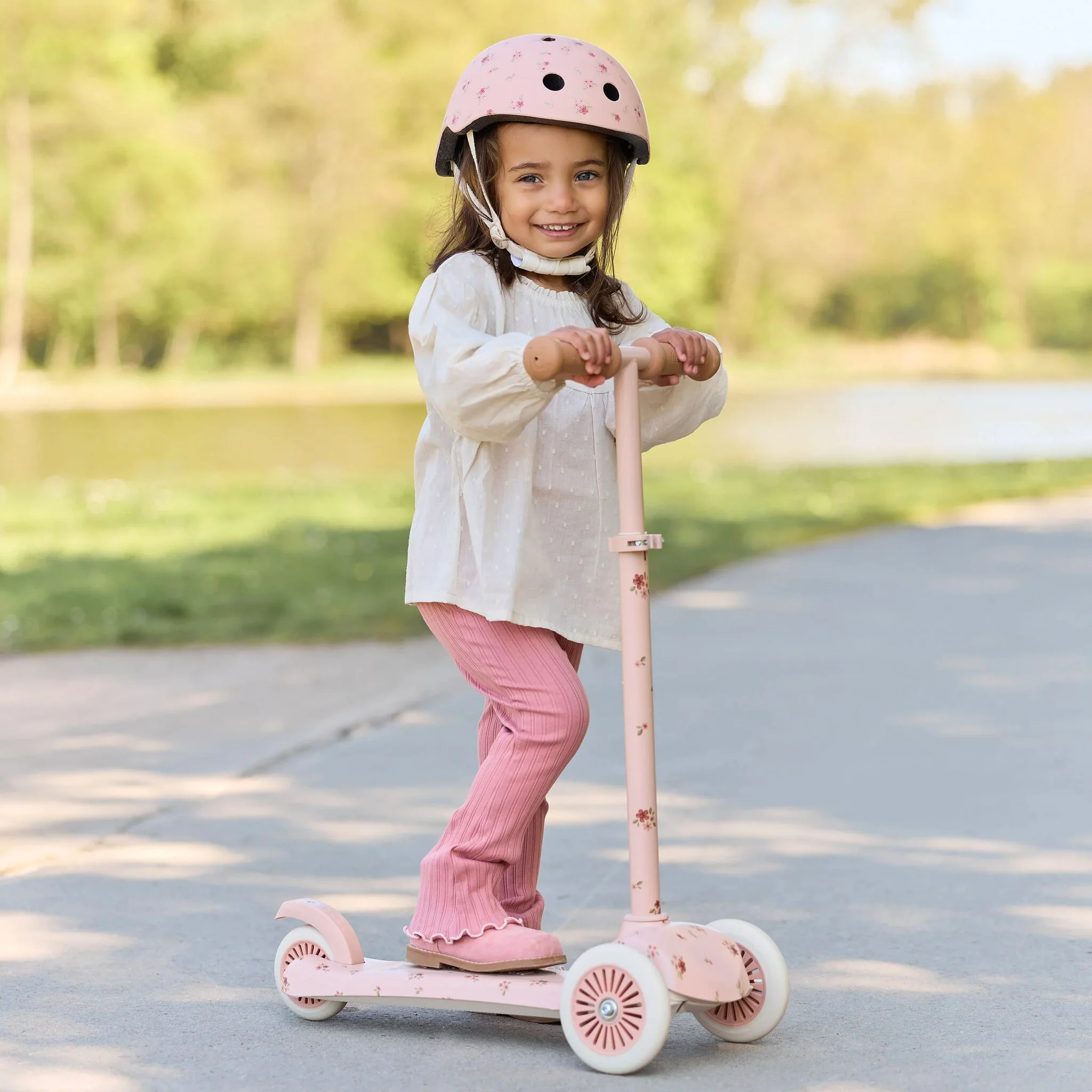 Monopattino Little Dutch - Floral Pink - immagine 3