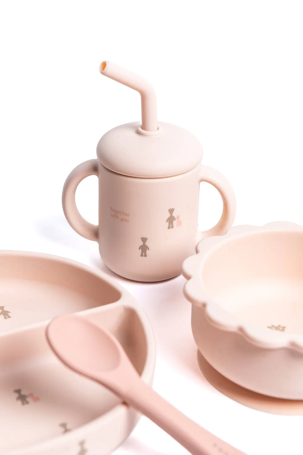 Set pappa dinner Bamboom - Fawn Pink - immagine 2